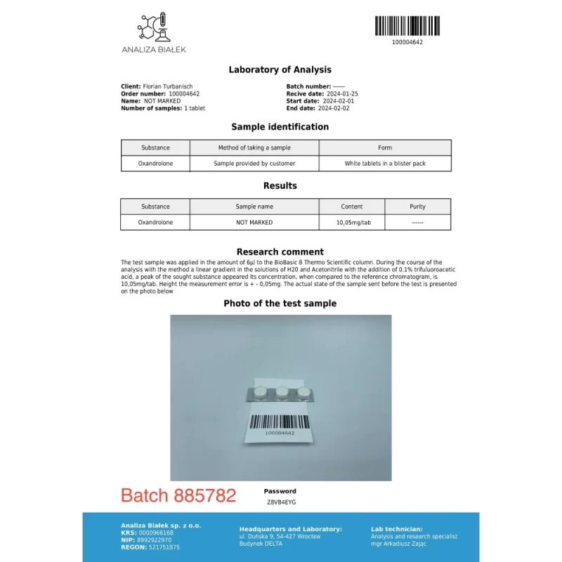 Anavaros 10mg (Oxandrolone) - Image 2