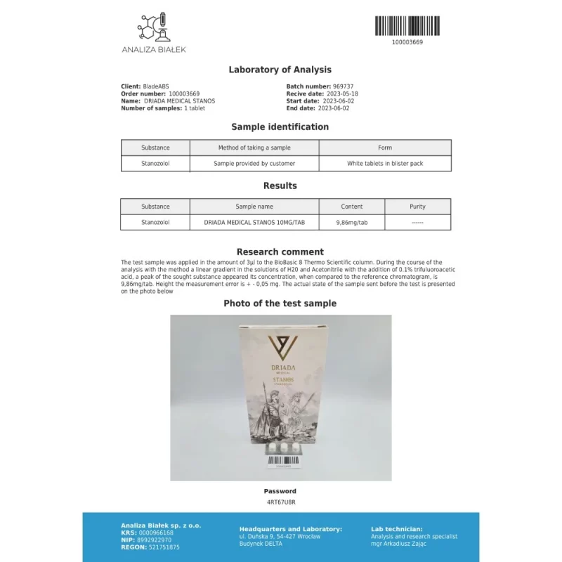 Stanos 10 mg (Stanozolol) - Image 3