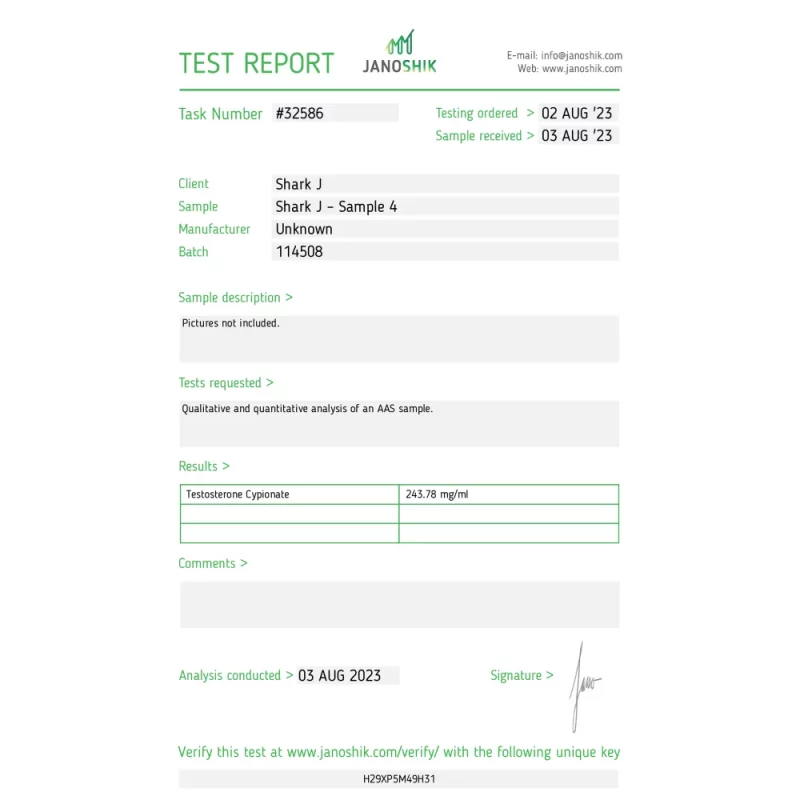 Cypilos 250 mg/ml (Testosterone Cypionate) 10ml vial - Image 4
