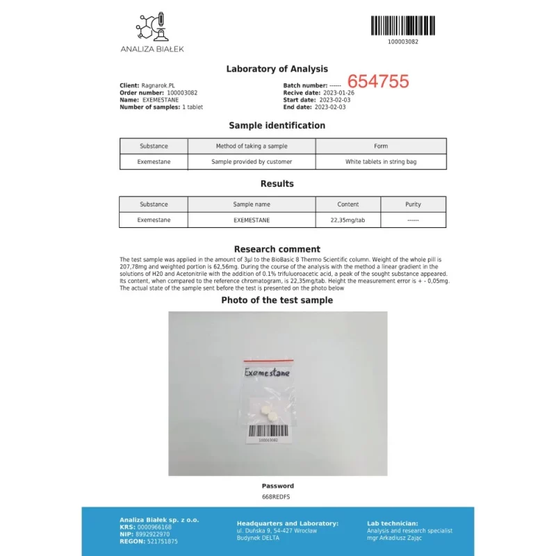 Aromalyn 25 mg (Exemestane) - Image 4