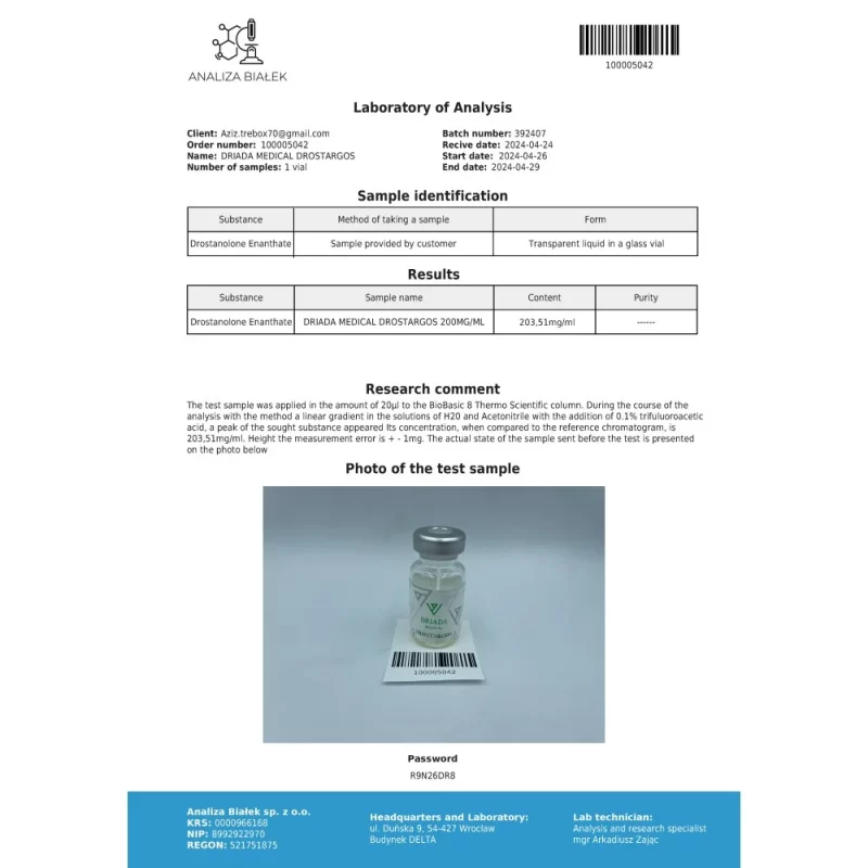 Drostargos 200 mg/ml (Drostanolone Enanthate) - Image 4