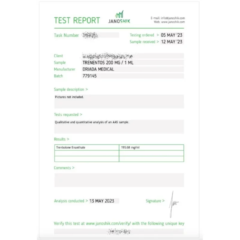 Trenentos 200 mg/ml (Trenbolone Enanthate) 10ml vial - Image 3