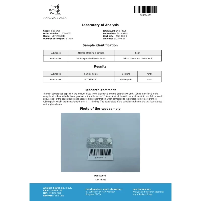 Arimidyn 0.5 mg (Anastrozole) - Image 2