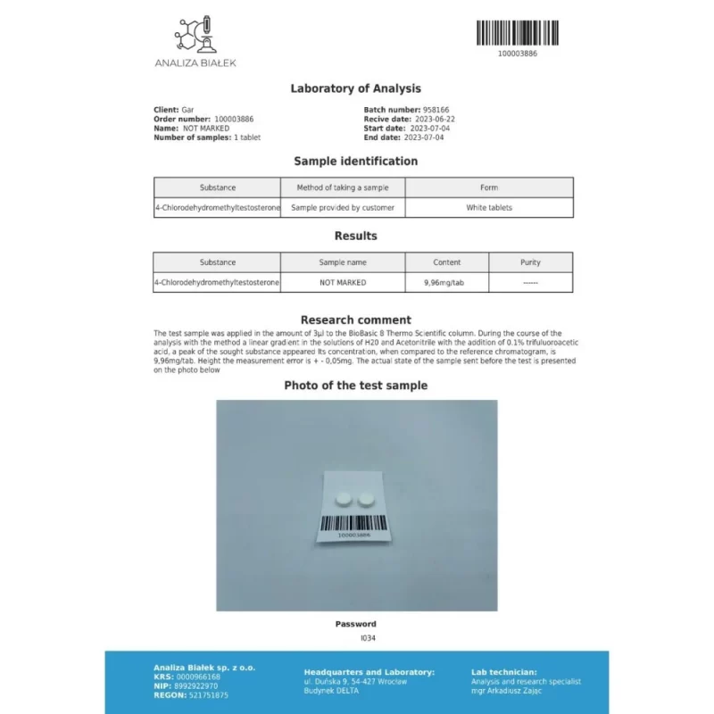 Turinadyn 10 mg (Turinabol) - Image 2