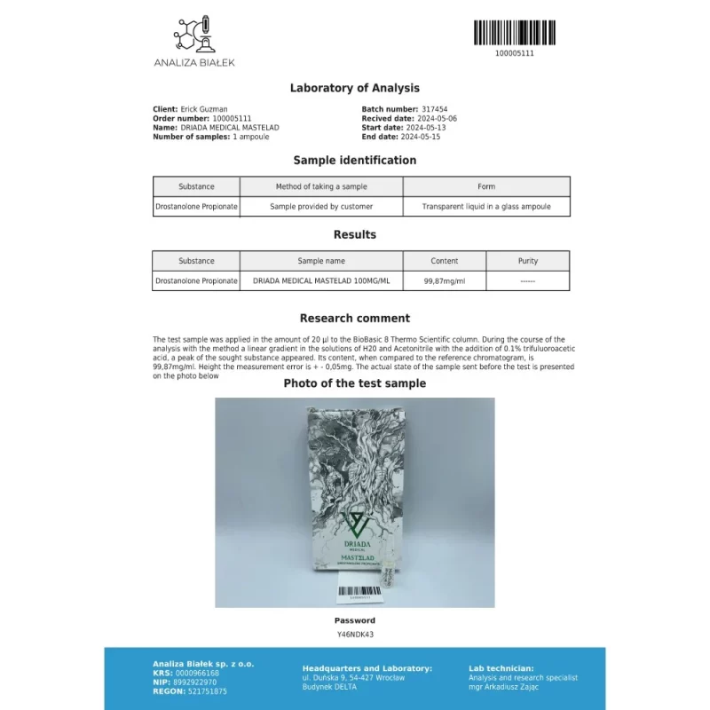 Mastelad 100 mg/ml (Drostanolone Propionate) 10ml vial - Image 2